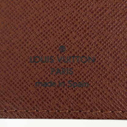 Louis Vuitton Agenda Cover Monogram Panda, Brown, Canvas, Wallet