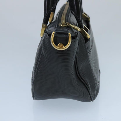 Louis Vuitton Dhanura Handbag Epi Leather, BLACK, LEATHER, Handbag
