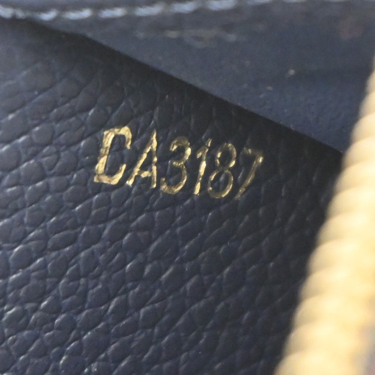 Louis Vuitton Sarah Wallet NM Monogram Empreinte Leather, NAVY, LEATHER, Wallets