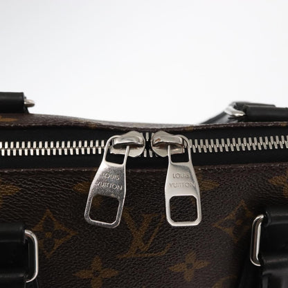 Louis Vuitton Porte-Documents Jour Bag Macassar Monogram Canvas, BROWN, CANVAS, Briefcase