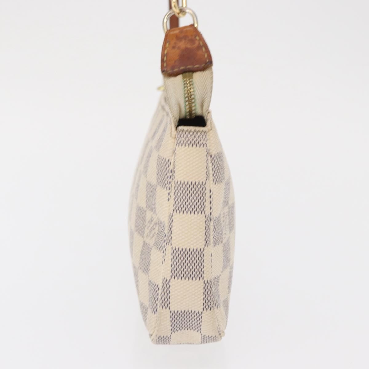 Louis Vuitton Pochette Accessoires NM Damier, BEIGE, CANVAS, Clutche & pouche