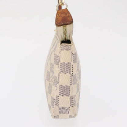 Louis Vuitton Pochette Accessoires NM Damier, BEIGE, CANVAS, Clutche & pouche