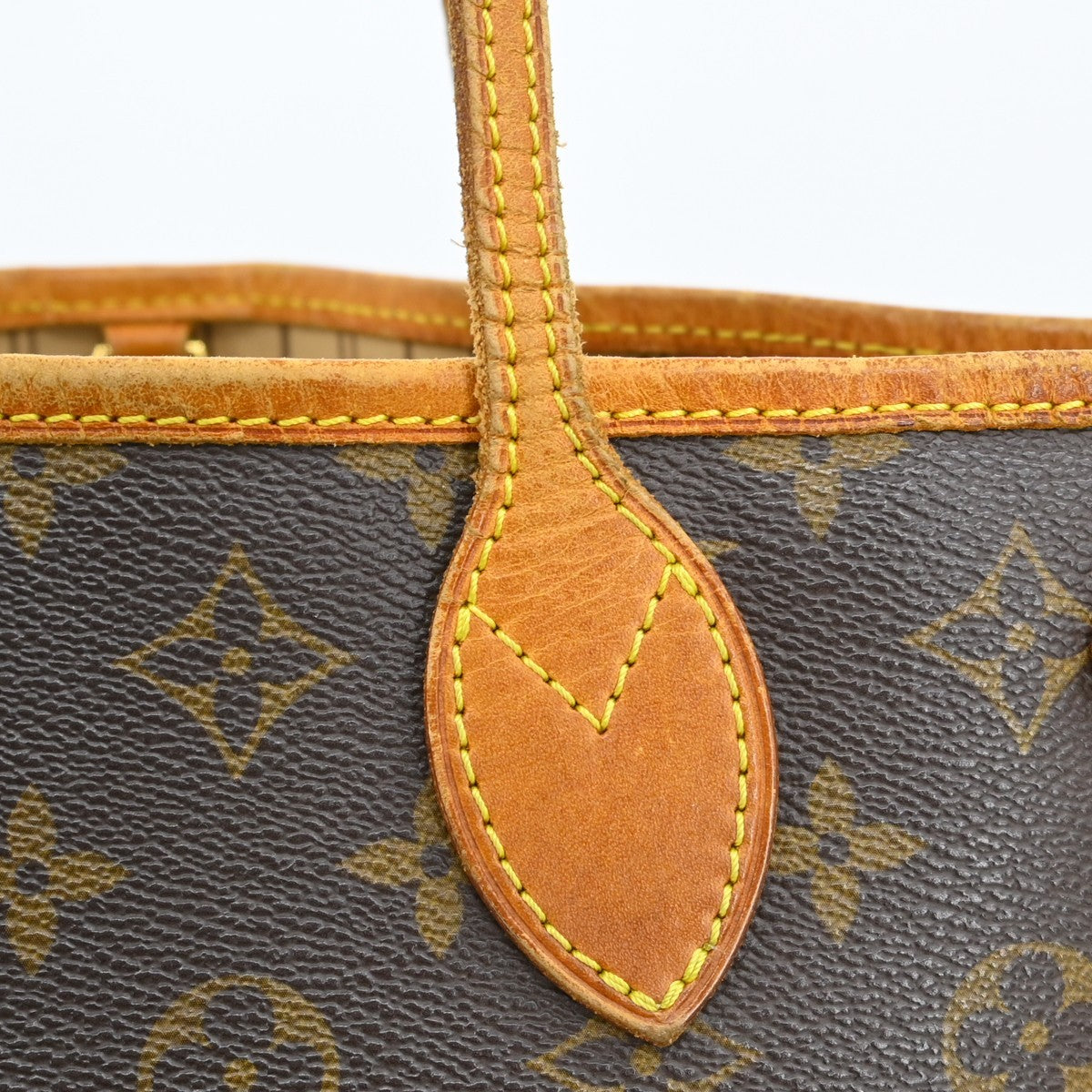 Louis Vuitton Neverfull Bandouliere Inside Out Monogram Canvas with Leather, Brown, Canvas, Tote Bag