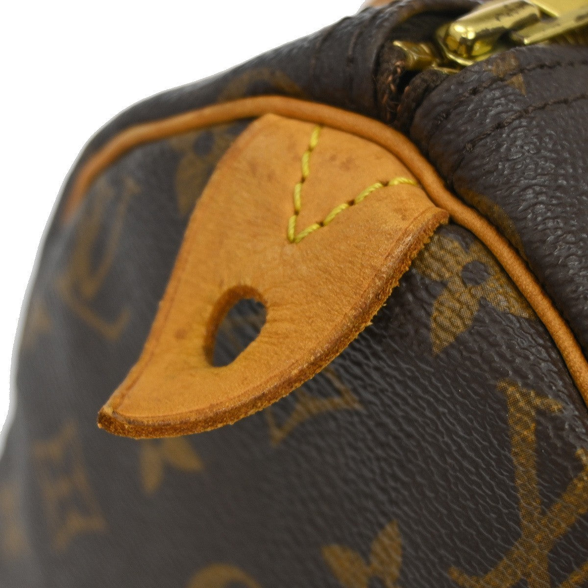 Louis Vuitton Speedy Handbag Monogram Canvas, Brown, Canvas, Handbag
