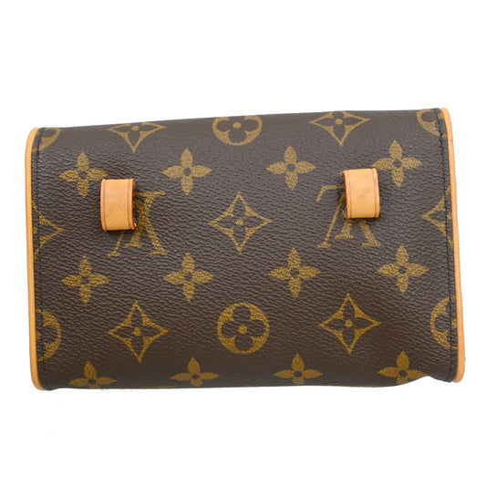 Louis Vuitton Florentine Pochette Monogram Canvas, Brown, Canvas, Clutch