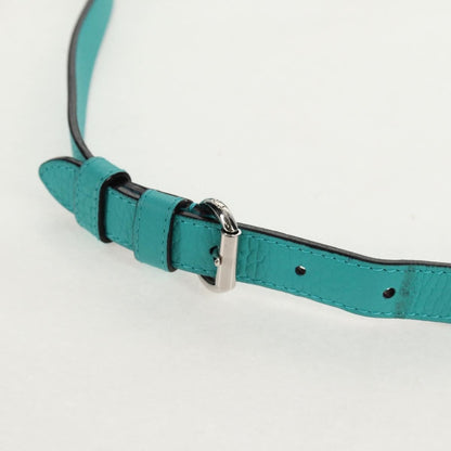 Christian Dior Diorissimo Tote Pebbled Leather, TURQUOISE, LEATHER, Tote bag