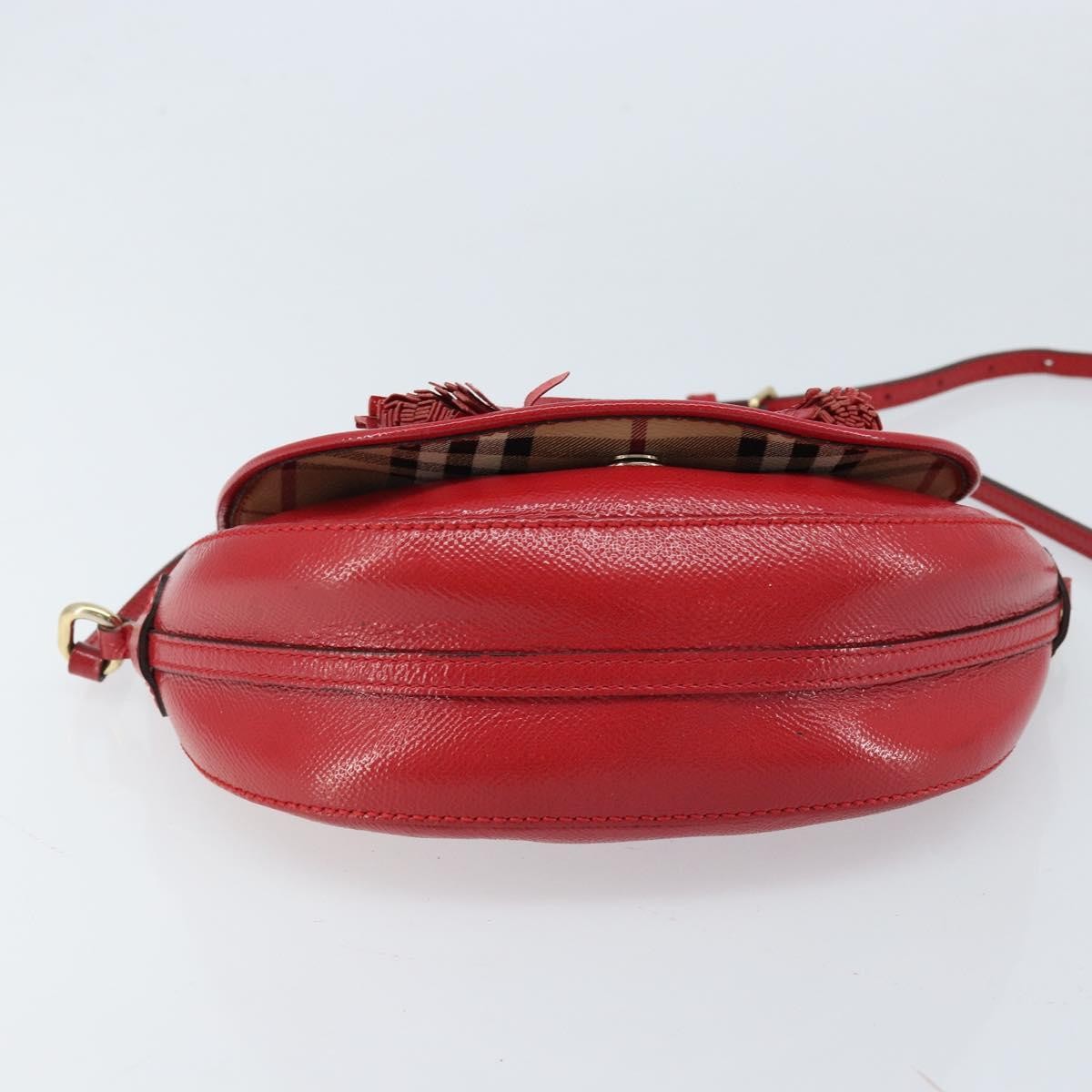 Burberry Maydown Crossbody Bag Haymarket Coated Canvas and Leather, BEIGE, CANVAS, Shoulder bag