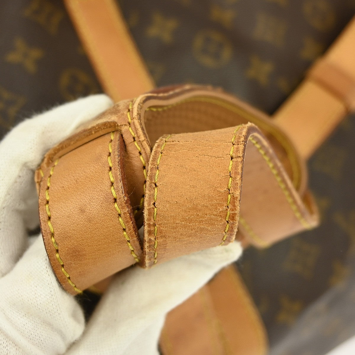 Louis Vuitton Keepall Bandouliere Bag Monogram Canvas, BROWN, CANVAS, Travel bag