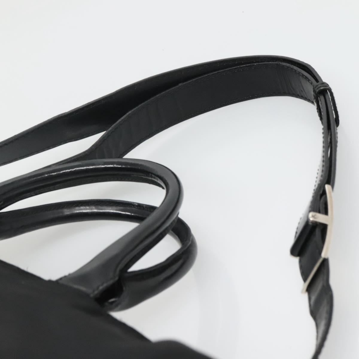 Gucci Vintage Handbag Nylon, BLACK, NYLON, Handbag