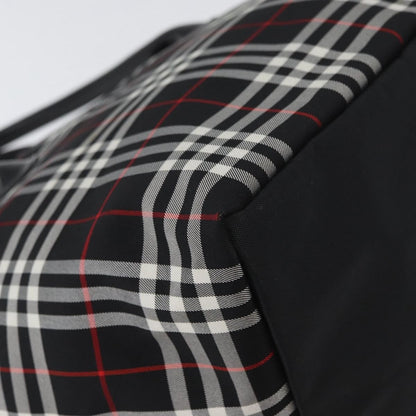 Burberry Nova Check Handbag Nylon, BLACK, NYLON, Handbag