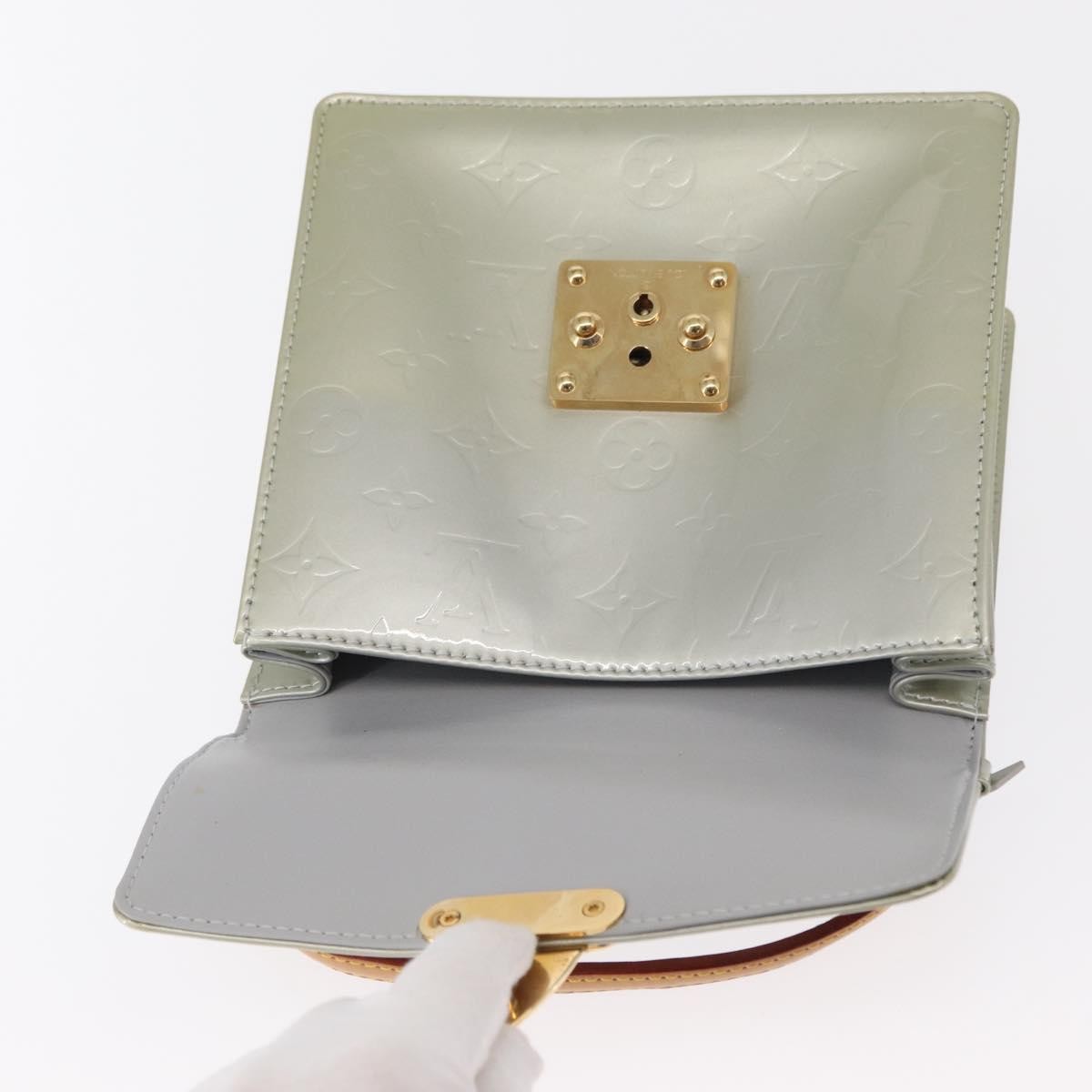Louis Vuitton Spring Street Handbag Monogram Vernis, GRAY, PATENT_LEATHER, Handbag