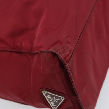 Prada Vintage Tote Tessuto, RED, NYLON, Tote bag