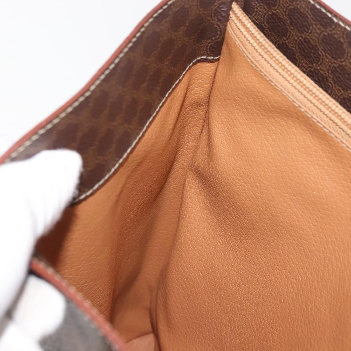 Celine Bucket Bag Triomphe Coated Canvas, BROWN, CANVAS, Tote bag