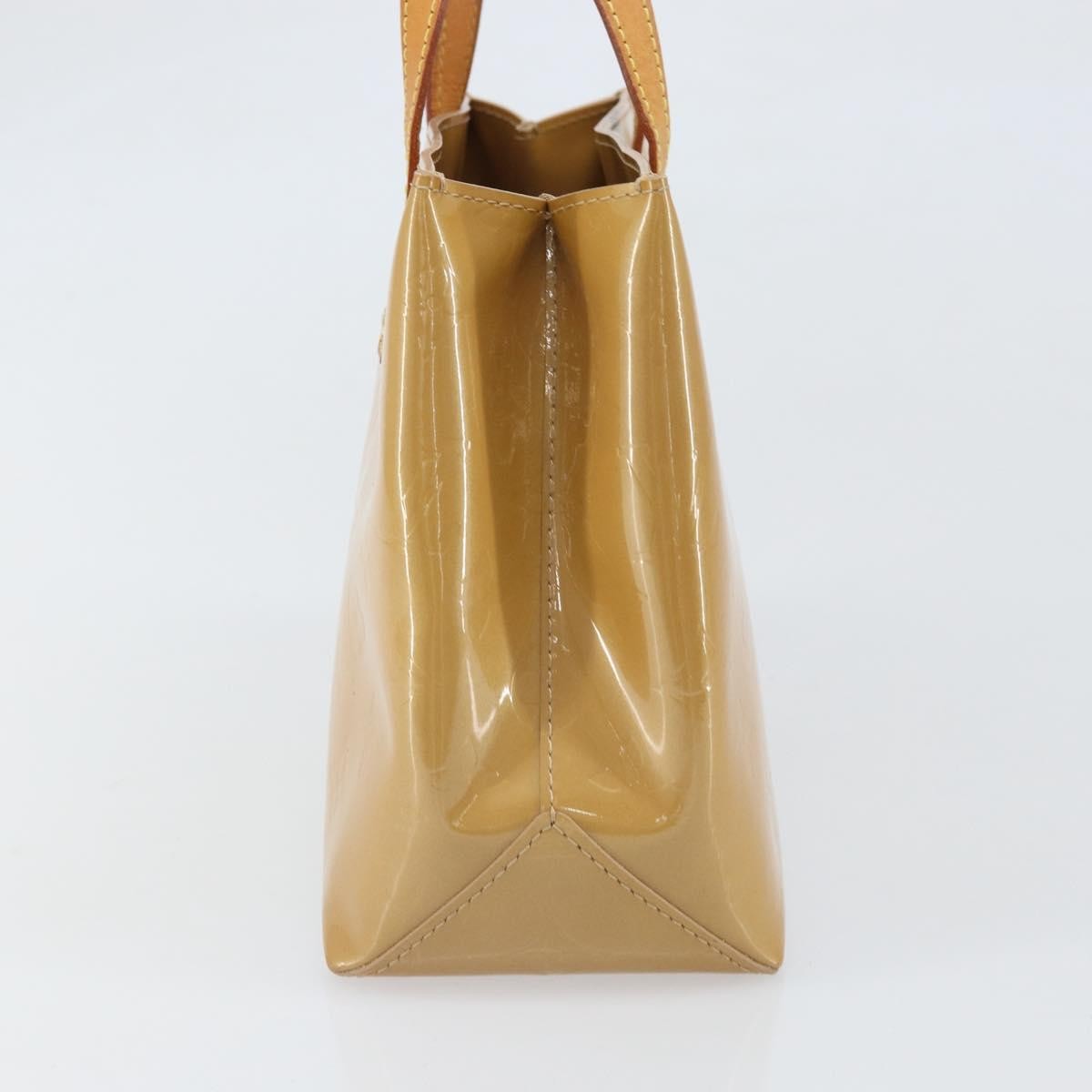 Louis Vuitton Reade Handbag Monogram Vernis, BEIGE, PATENT_LEATHER, Handbag
