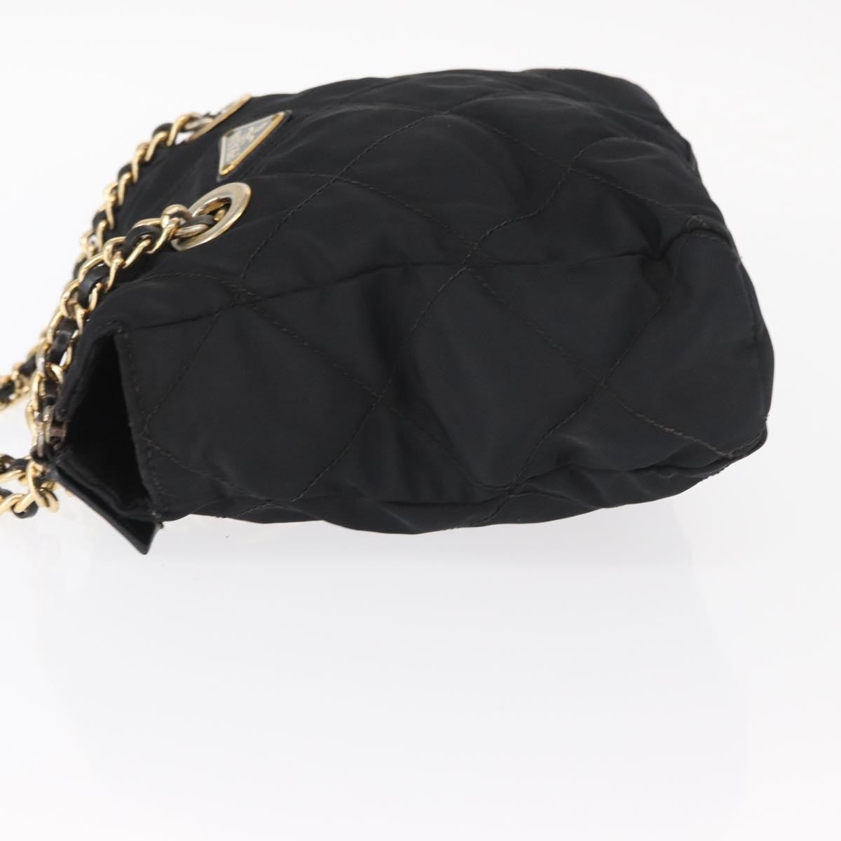Prada Re-Edition 1995 Chain Tote Quilted Re-Nylon, BLACK, NYLON, Shoulder bag