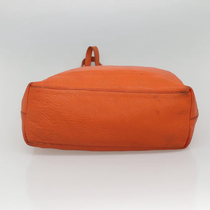 Prada Vintage Tote Leather, Orange, Leather, Tote Bag