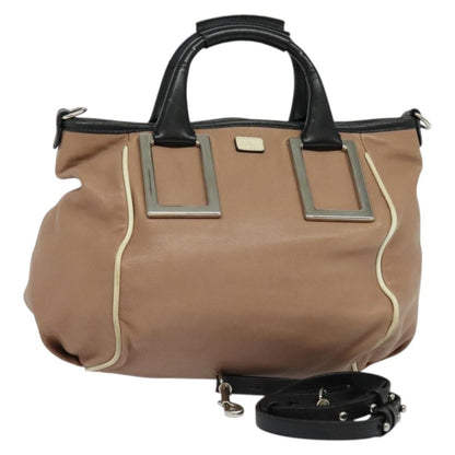 Chloe Ethel Handbag Leather, PINK, LEATHER, Handbag