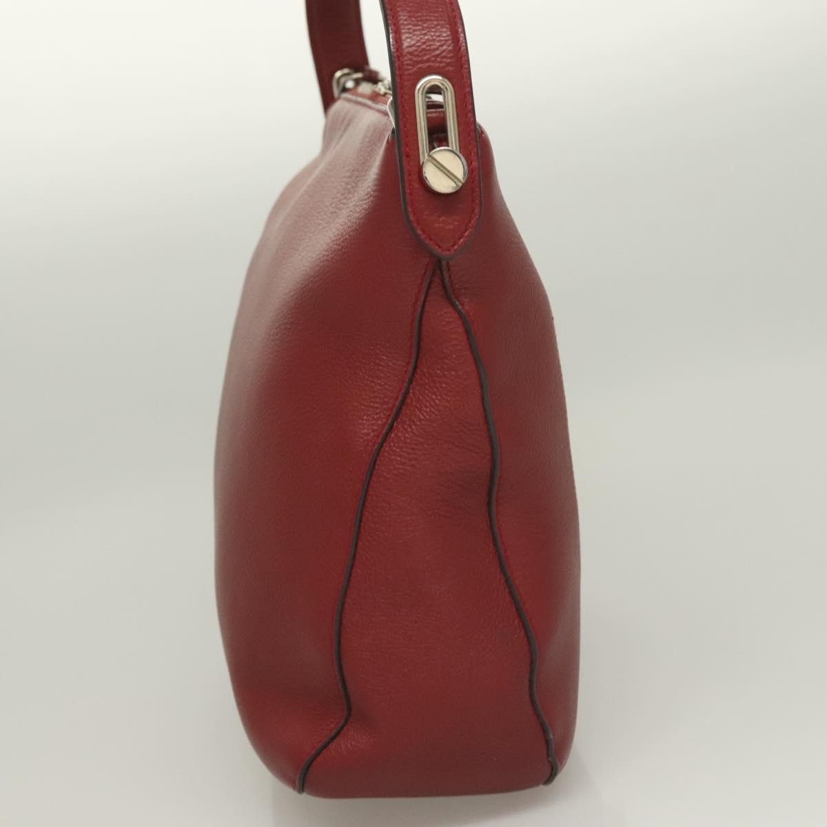 Bally Vintage Shoulder Bag Leather, RED, LEATHER, Shoulder bag