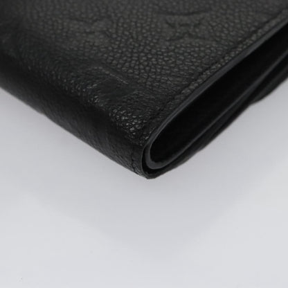 Louis Vuitton Ariane Wallet Monogram Empreinte Leather, BLACK, LEATHER, Wallets