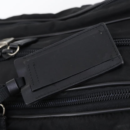 Prada Porta Computer Briefcase Tessuto and Saffiano Leather, BLACK, NYLON, Briefcase