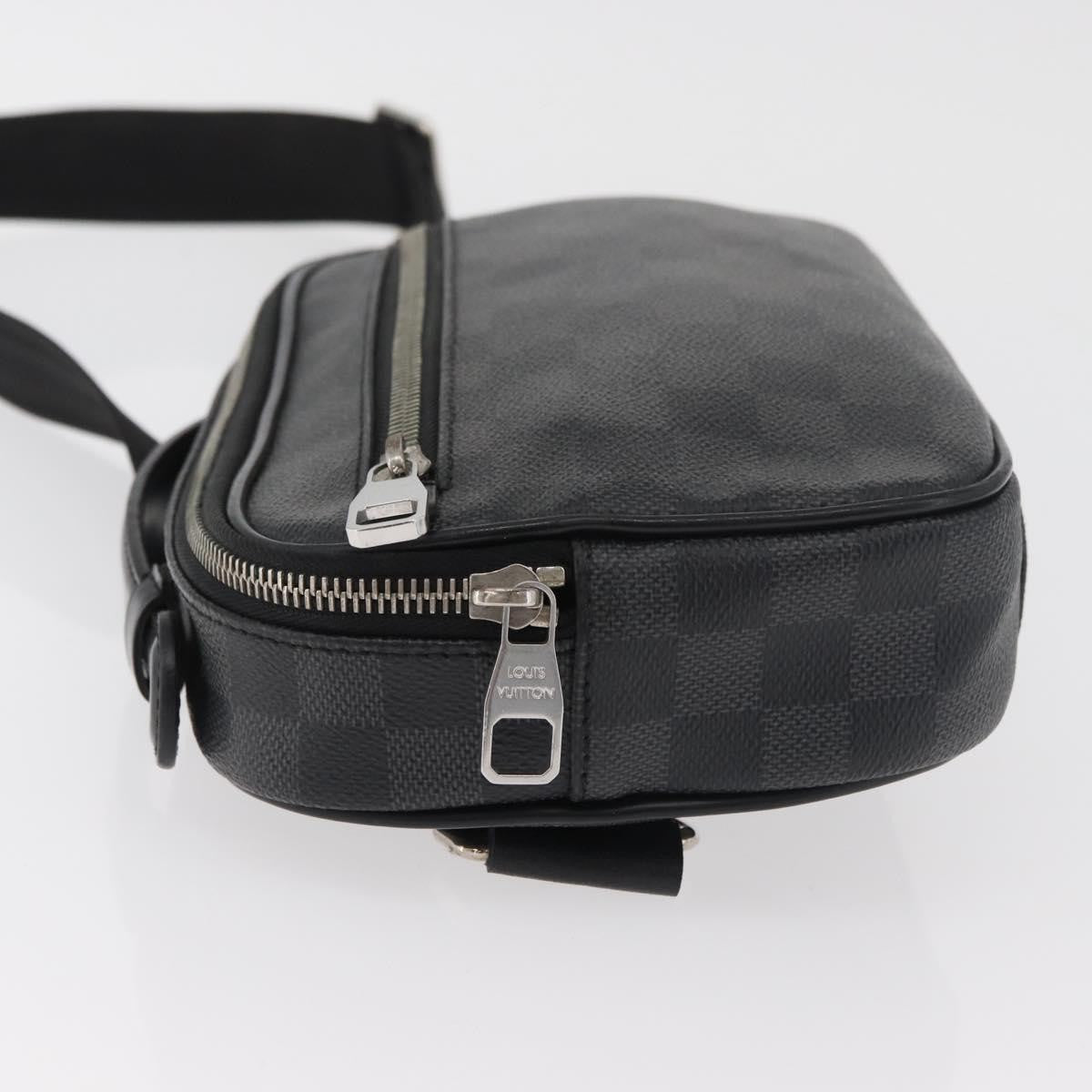 Louis Vuitton Ambler Waist Bag Damier Graphite, Gray, Canvas, Shoulder Bag