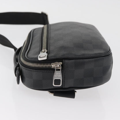 Louis Vuitton Ambler Waist Bag Damier Graphite, Gray, Canvas, Shoulder Bag