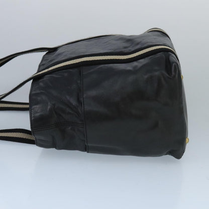 Bally Vintage Tote Bag Leather, BLACK, LEATHER, Tote bag