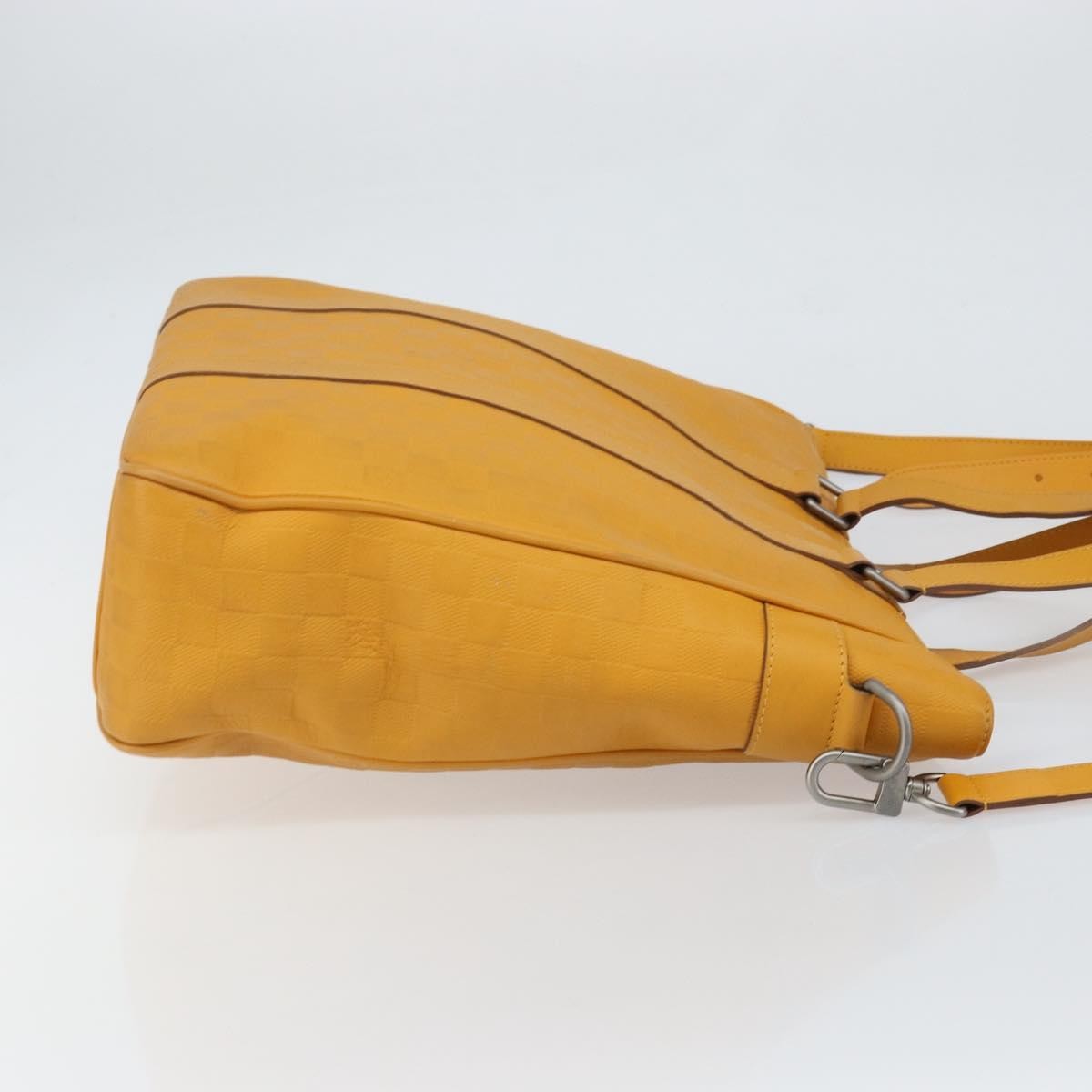 Louis Vuitton Tadao Handbag Damier Infini Leather, YELLOW, LEATHER, Handbag