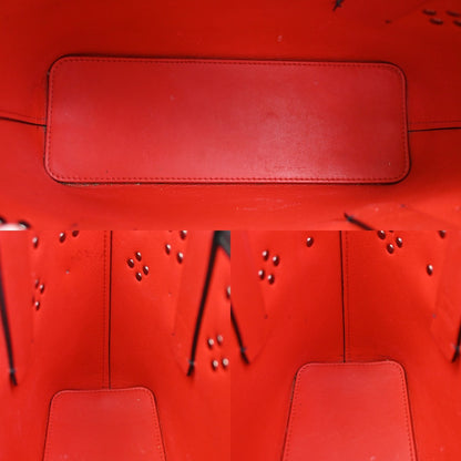 Christian Louboutin Cabata Empire Tote Studded Leather, BLACK, LEATHER, Handbag