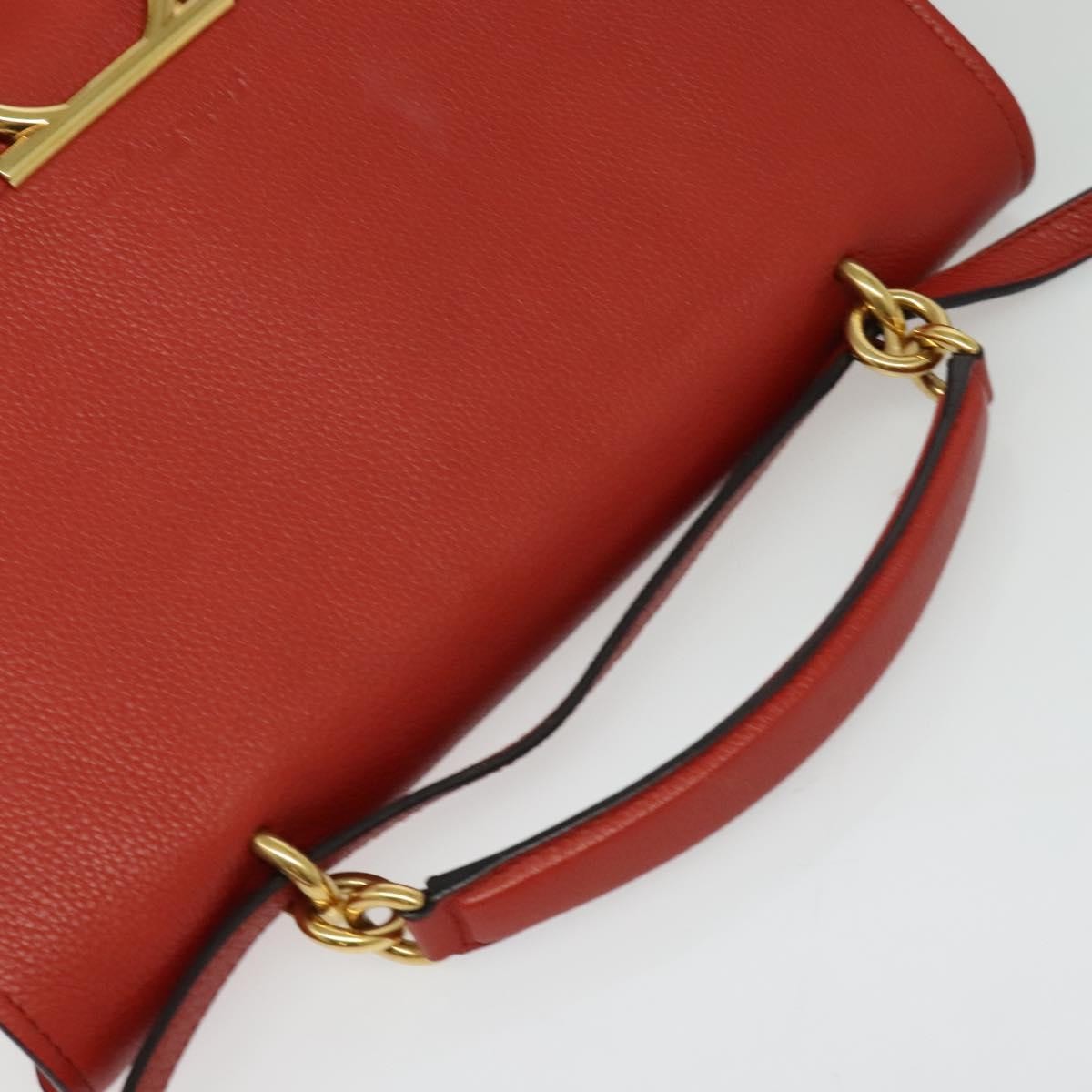 Salvatore Ferragamo Margot Satchel Leather, RED, LEATHER, Handbag