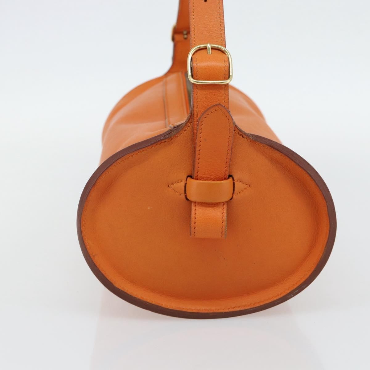 Hermes Sac Doremi Bag Leather, Orange, Leather, Shoulder Bag