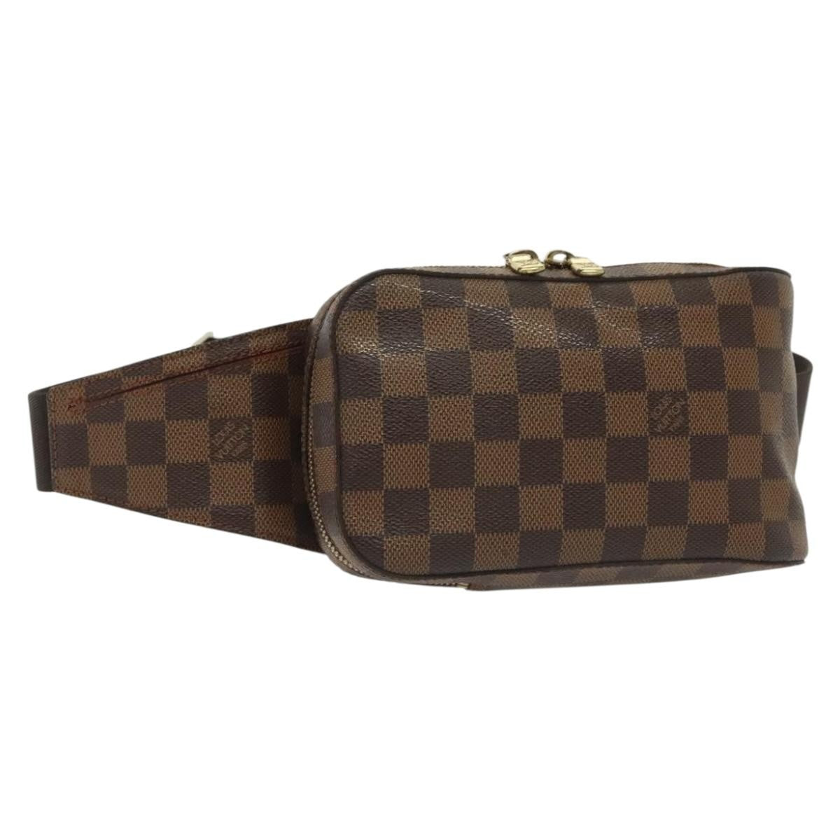 Louis Vuitton Geronimos Waist Bag Damier, BROWN, CANVAS, Shoulder bag