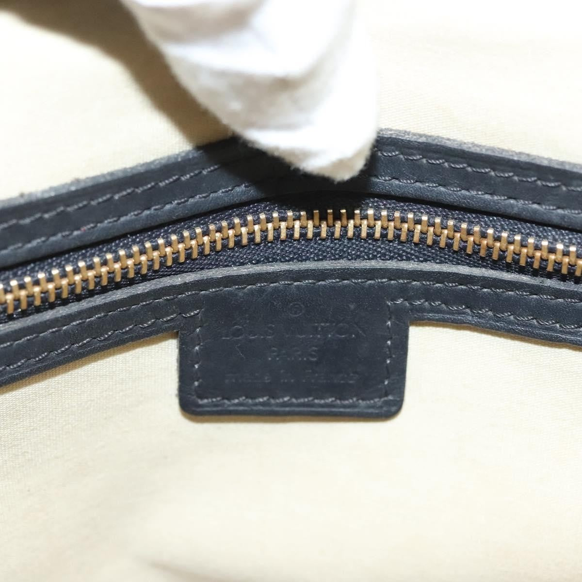 Louis Vuitton Josephine Handbag Mini Lin, BLUE, CANVAS, Handbag