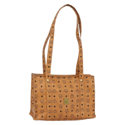 MCM Vintage Visetos Tote bag Canvas, BROWN, PVC, Tote bag