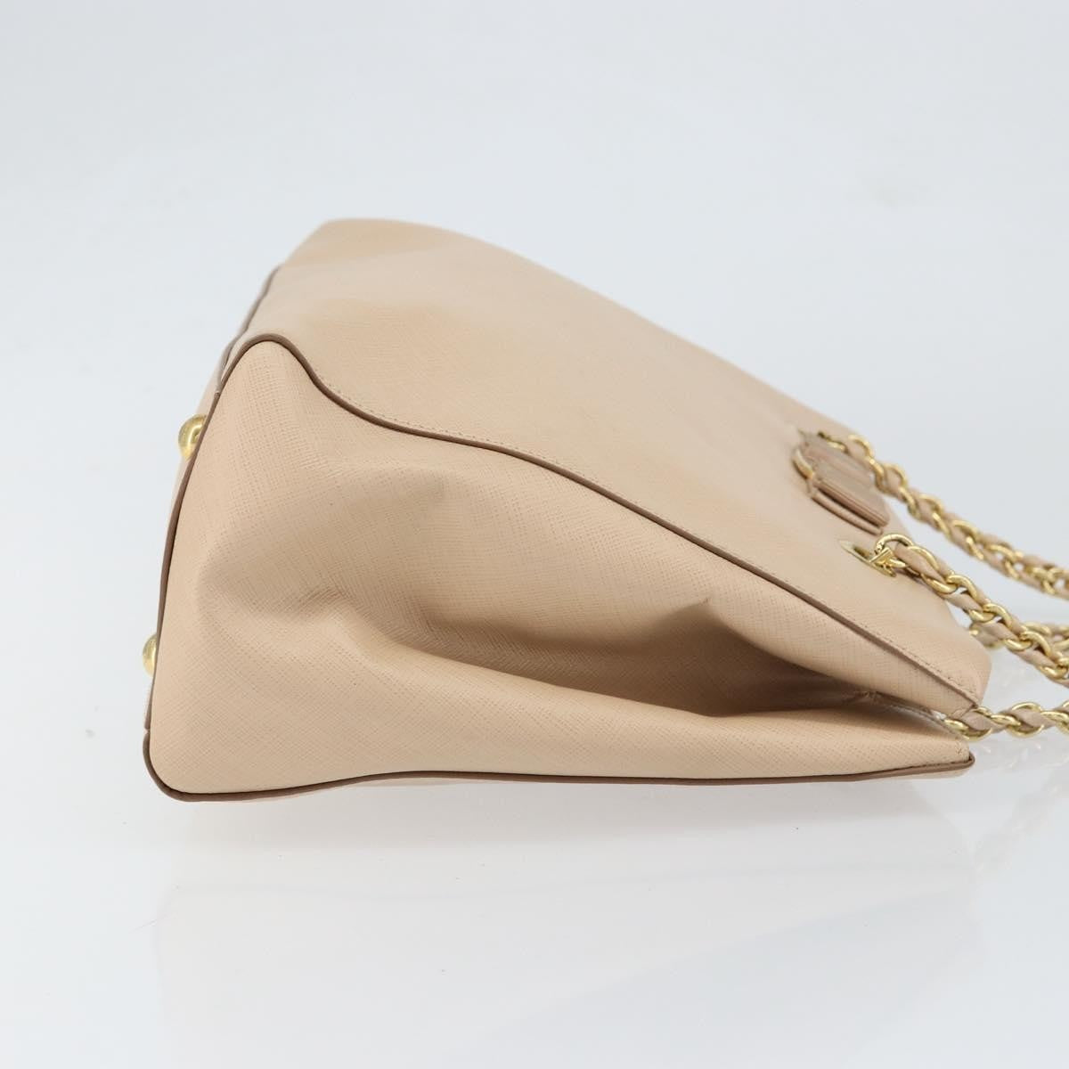 Salvatore Ferragamo Vala Shoulder Bag Leather, BEIGE, LEATHER, Shoulder bag