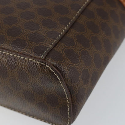 Celine Macadam Vanity Bag Canvas, BROWN, CANVAS, Clutche & pouche