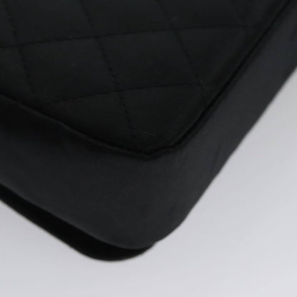 Chanel Camellia Charms Wallet on Chain Silk, BLACK, SATIN, Wallets