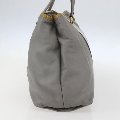 Salvatore Ferragamo Vala tote Leather, GRAY, LEATHER, Tote bag