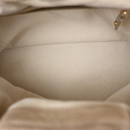 Louis Vuitton Olympe Stratus Handbag Limited Edition Monogram Lambskin, BEIGE, LEATHER, Shoulder bag