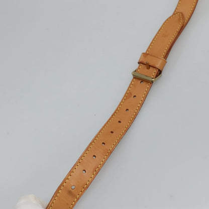 Louis Vuitton Adjustable Shoulder Strap Vachetta Leather, BEIGE, LEATHER, Straps