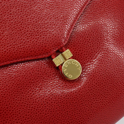 Givenchy Shoulder Bag Leather, RED, LEATHER, Shoulder bag