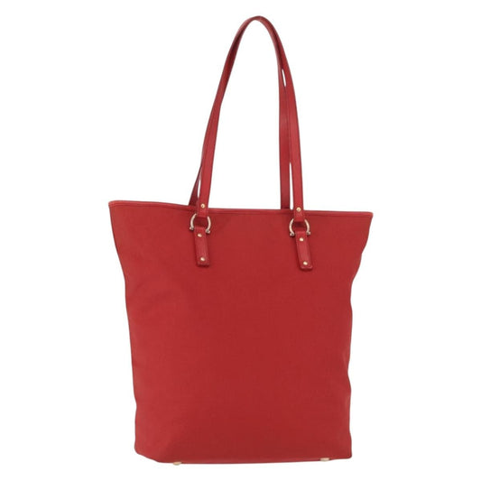 Salvatore Ferragamo Gancini handbag Nylon, RED, NYLON, Handbag