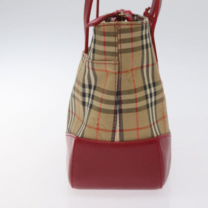 Burberry Nova Check Handbag Nova Check Canvas and leather, BEIGE, CANVAS, Handbag