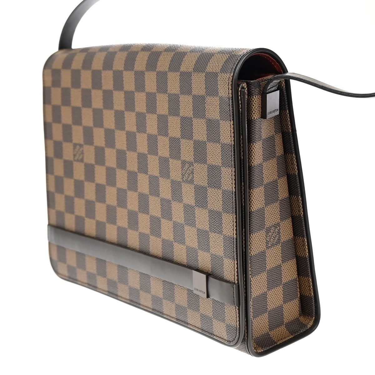 Louis Vuitton Tribeca Handbag Damier, BROWN, LEATHER, Shoulder bag