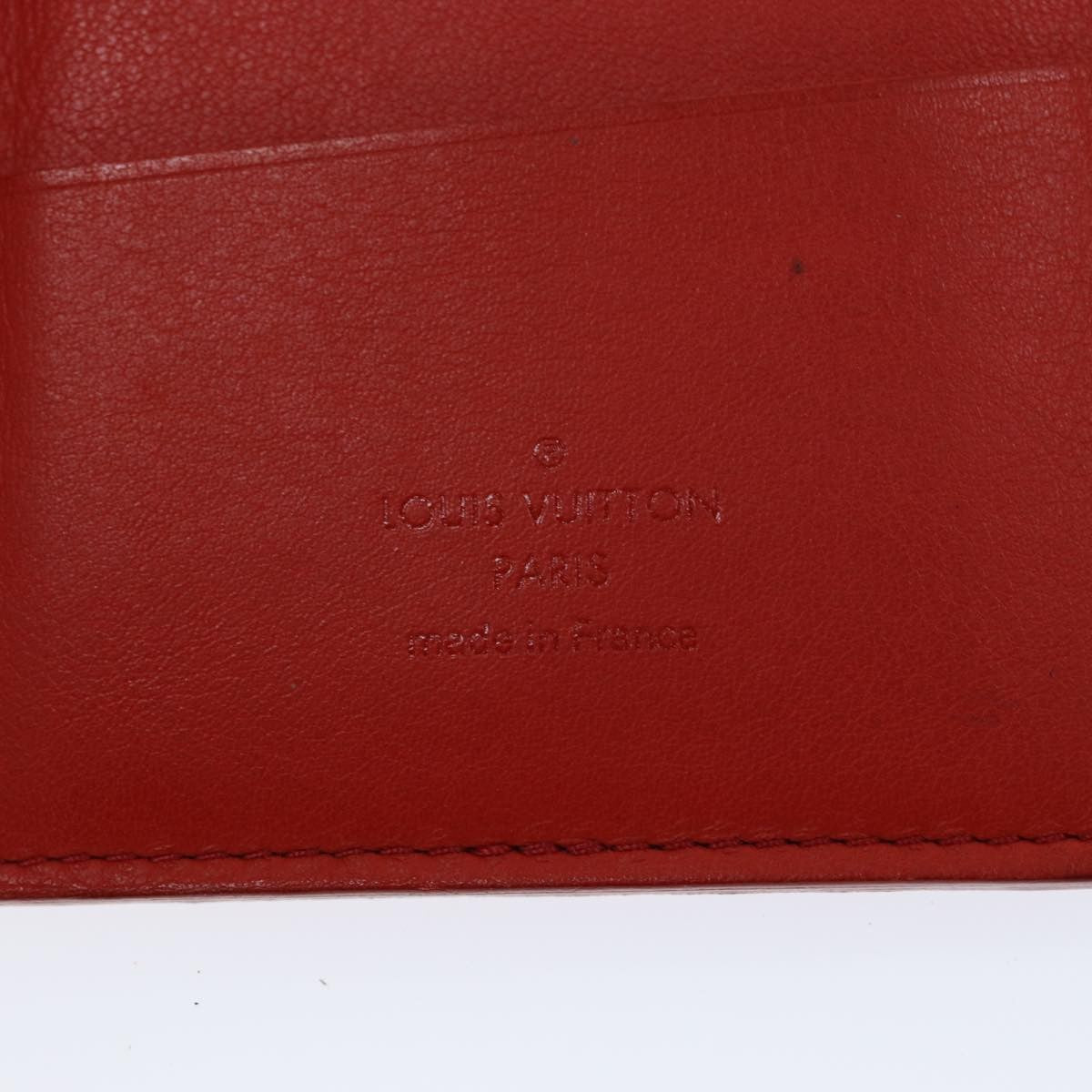 Louis Vuitton Infini Organiser Leather, Red, Leather, Wallet