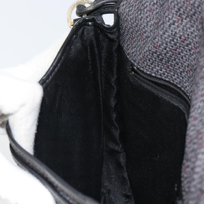 Saint Laurent Vintage Shoulder Bag Canvas, GRAY, CANVAS, Shoulder bag