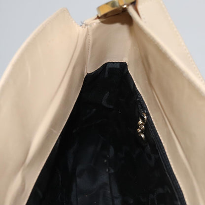 Salvatore Ferragamo Gancini Shoulder Bag Leather, BEIGE, LEATHER, Shoulder bag