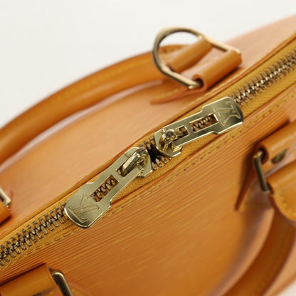 Louis Vuitton Alma Handbag Epi Leather, YELLOW, LEATHER, Handbag