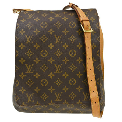Louis Vuitton Musette Salsa Handbag Monogram Canvas, Brown, Canvas, Shoulder Bag