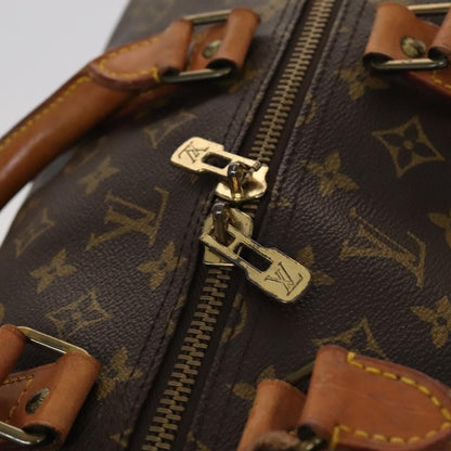 Louis Vuitton Keepall Bandouliere Bag Monogram Canvas, BROWN, CANVAS, Travel bag